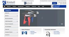 Desktop Screenshot of kimballinc.com